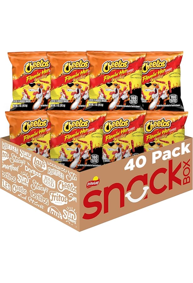 Amazon.com: Cheetos Flamin' Hot Limon Crunchy 9oz Bag (Pack of 4)